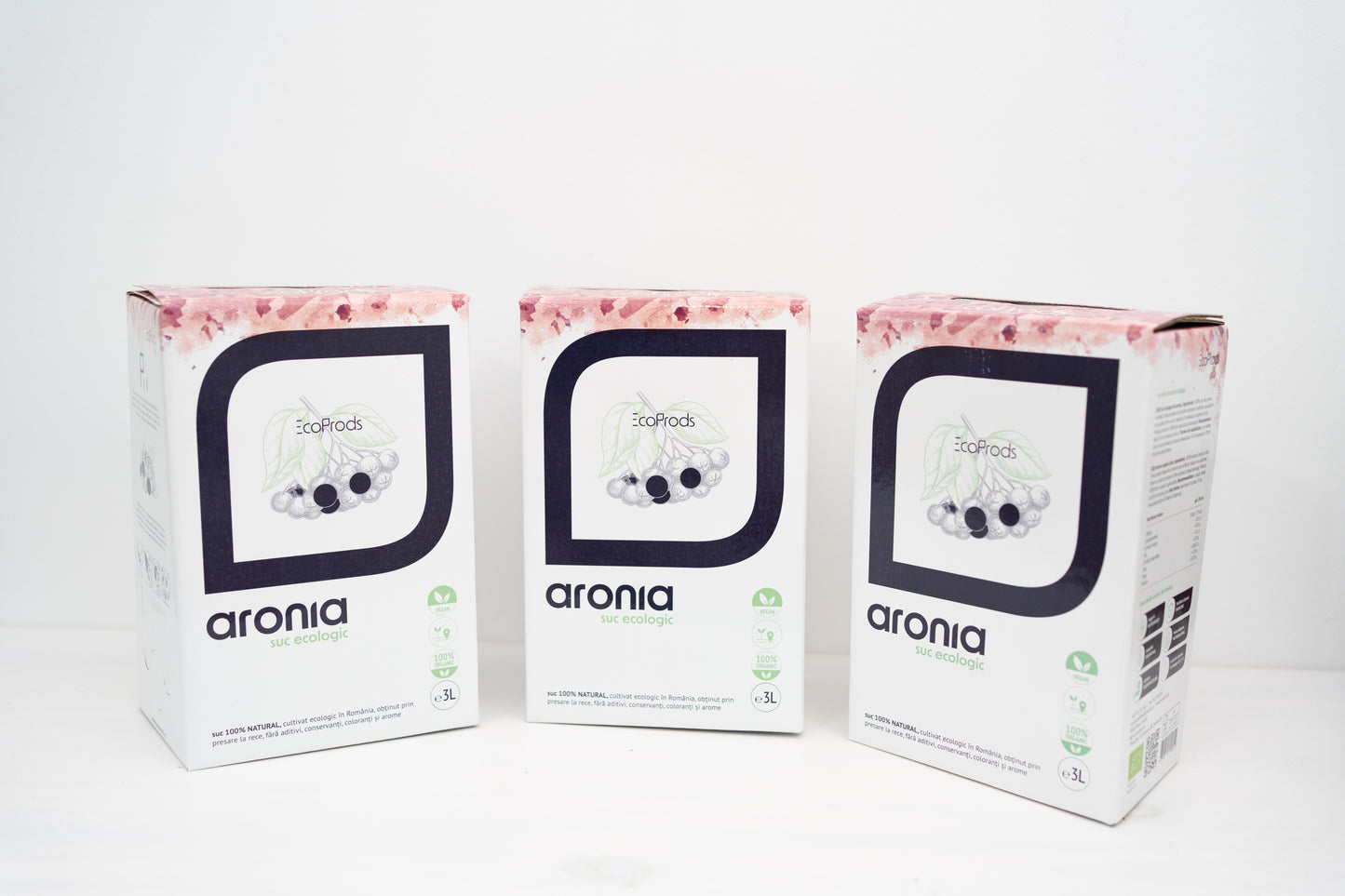 Suc de Aronia Ecologic – 3 cutii 9L